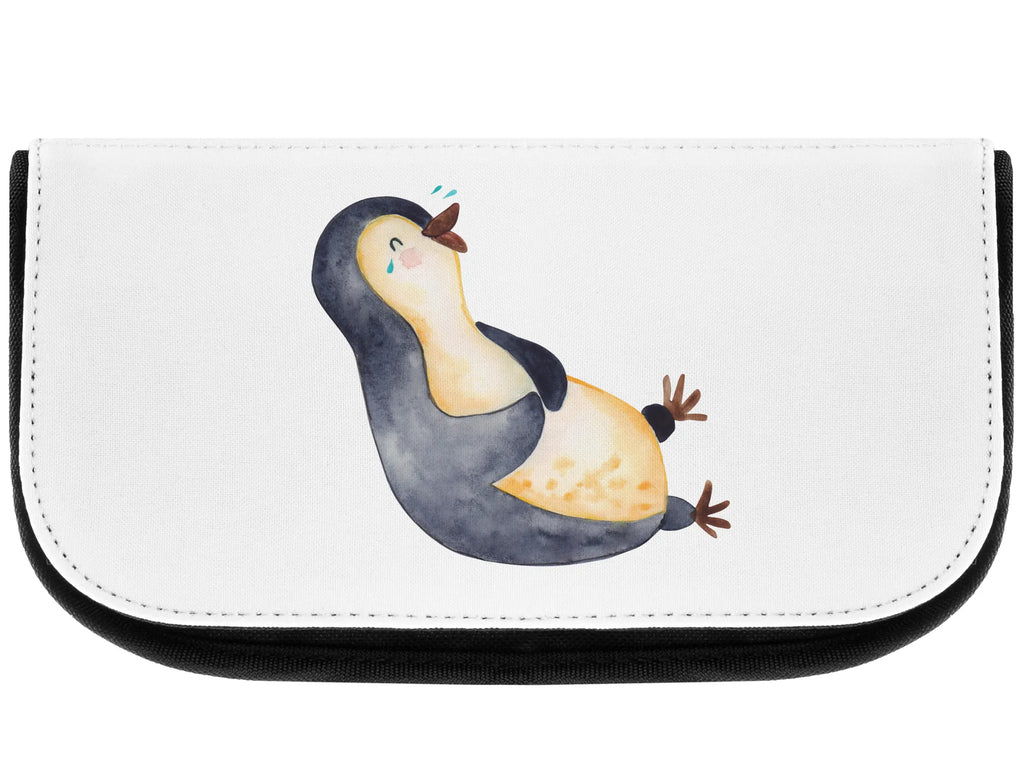 Kosmetiktasche Pinguin lachend Kosmetikbeutel, Kulturtasche, Kulturbeutel, Schminktasche, Make-Up Tasche, Kosmetiktasche, Beauty Bag, Kosmetiktasche Damen, Make Up Tasche, Kosmetik Tasche, Kosmetiktasche Klein, Kleine Kosmetiktasche, Schminktasche Klein, Kosmetiktasche Mit Fächern, Schminktäschen, Schminke Tasche, Kosmetiktaschen Damen, Beauty Case, Schmink Täschchen, Pinguin, Pinguine, lustiger Spruch, Optimismus, Fröhlich, Lachen, Humor, Fröhlichkeit