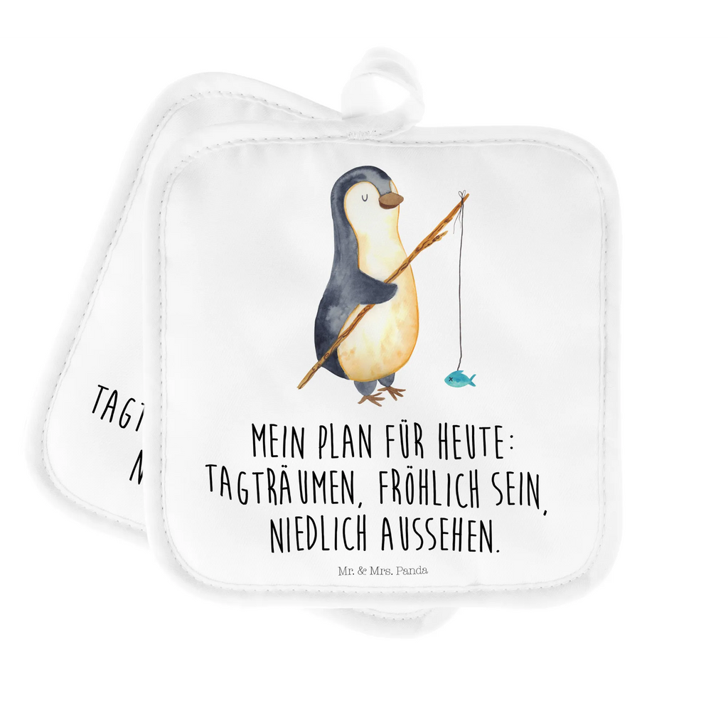 2er Set Topflappen  Pinguin Angler Topflappen, Topfuntersetzer, Ofenhandschuh, Topflappen Set, Topflappen lustig, Topflappen mit Spruch, Ofenhandschuhe, Topfhandschuhe, Topfhandschuh, Topflappenset, Topflappen 2er Set, Schöne Topflappen, Pinguin, Pinguine, Angeln, Angler, Tagträume, Hobby, Plan, Planer, Tagesplan, Neustart, Motivation, Geschenk, Freundinnen, Geschenkidee, Urlaub, Wochenende