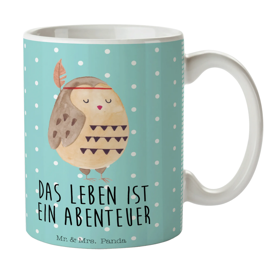 Tasse Eule Federschmuck Tasse, Kaffeetasse, Teetasse, Becher, Kaffeebecher, Teebecher, Keramiktasse, Porzellantasse, Büro Tasse, Geschenk Tasse, Tasse Sprüche, Tasse Motive, Kaffeetassen, Tasse bedrucken, Designer Tasse, Cappuccino Tassen, Schöne Teetassen, Eule, Eule Deko, Owl, Das Leben ist ein Abenteuer, Reisespruch, Federschmuck, Dekoration