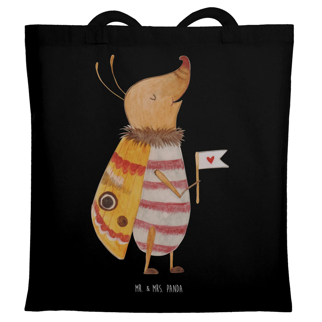 Tragetasche Nachtfalter mit Fähnchen Beuteltasche, Beutel, Einkaufstasche, Jutebeutel, Stoffbeutel, Tasche, Shopper, Umhängetasche, Strandtasche, Schultertasche, Stofftasche, Tragetasche, Badetasche, Jutetasche, Einkaufstüte, Laptoptasche, Tiermotive, Gute Laune, lustige Sprüche, Tiere, Nachtfalter, Käfer, Spruch lustig, Spruch witzig, süß, niedlich, Küche Deko, Was kostet die Welt