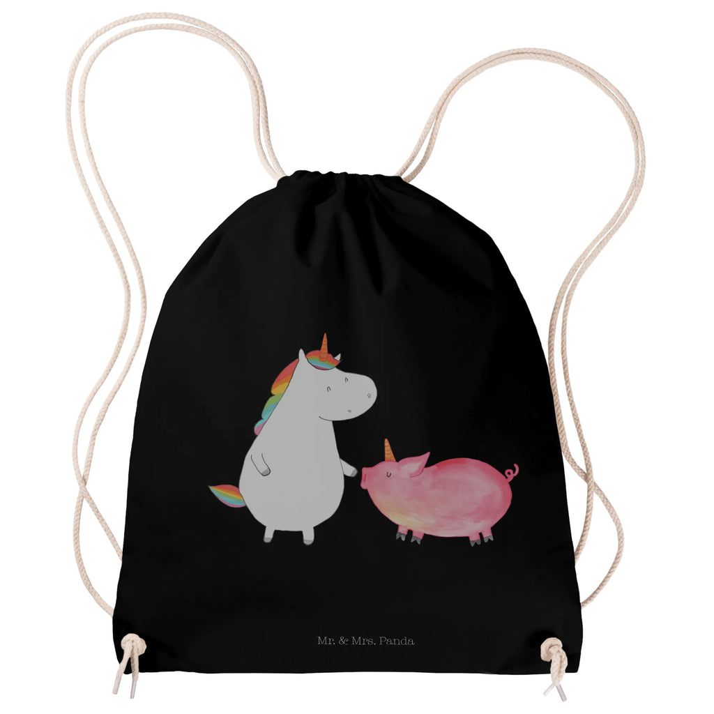 Sportbeutel Einhorn Schwein Sportbeutel, Turnbeutel, Beutel, Sporttasche, Tasche, Stoffbeutel, Sportbeutel Kinder, Gymsack, Beutel Rucksack, Kleine Sporttasche, Sportzubehör, Turnbeutel Baumwolle, Einhorn, Einhörner, Einhorn Deko, Pegasus, Unicorn, Freundschaft, Schweinhorn, Schwein, Freundin, Schweinchen