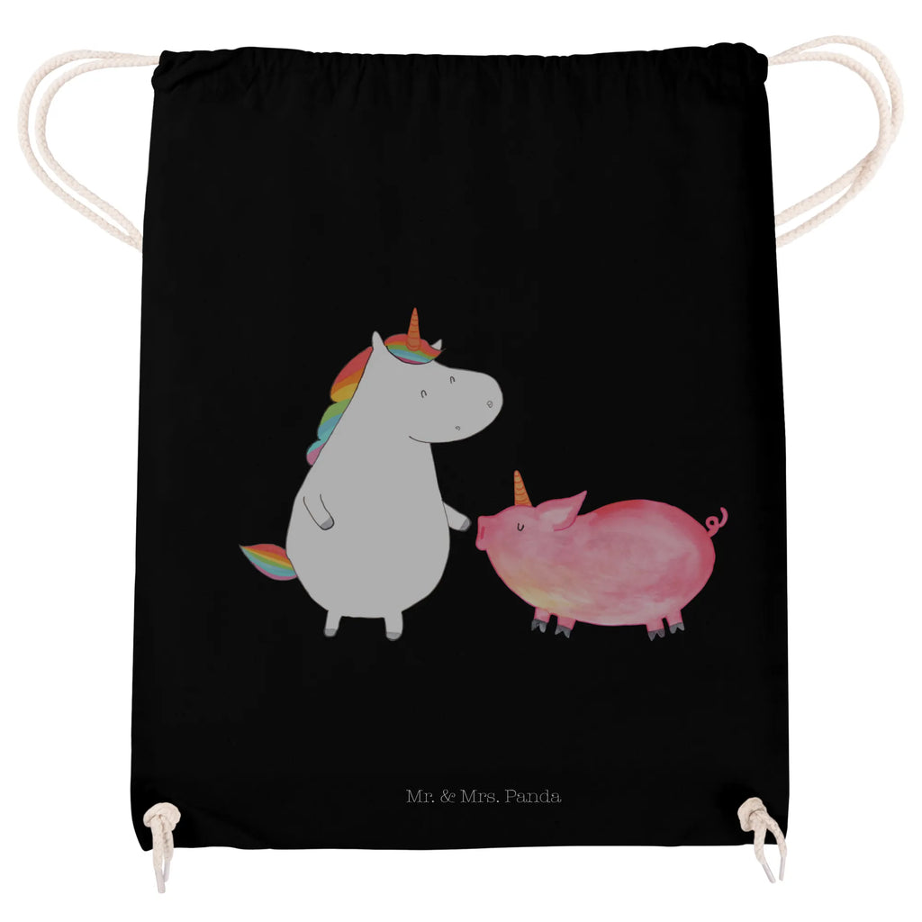 Sportbeutel Einhorn Schwein Sportbeutel, Turnbeutel, Beutel, Sporttasche, Tasche, Stoffbeutel, Sportbeutel Kinder, Gymsack, Beutel Rucksack, Kleine Sporttasche, Sportzubehör, Turnbeutel Baumwolle, Einhorn, Einhörner, Einhorn Deko, Pegasus, Unicorn, Freundschaft, Schweinhorn, Schwein, Freundin, Schweinchen