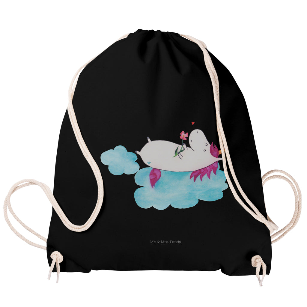 Sportbeutel Einhorn verliebt auf Wolke Sportbeutel, Turnbeutel, Beutel, Sporttasche, Tasche, Stoffbeutel, Sportbeutel Kinder, Gymsack, Beutel Rucksack, Kleine Sporttasche, Sportzubehör, Turnbeutel Baumwolle, Einhorn, Einhörner, Einhorn Deko, Unicorn, verliebt, Liebe, Liebesbeweis, Freundin, Wolke