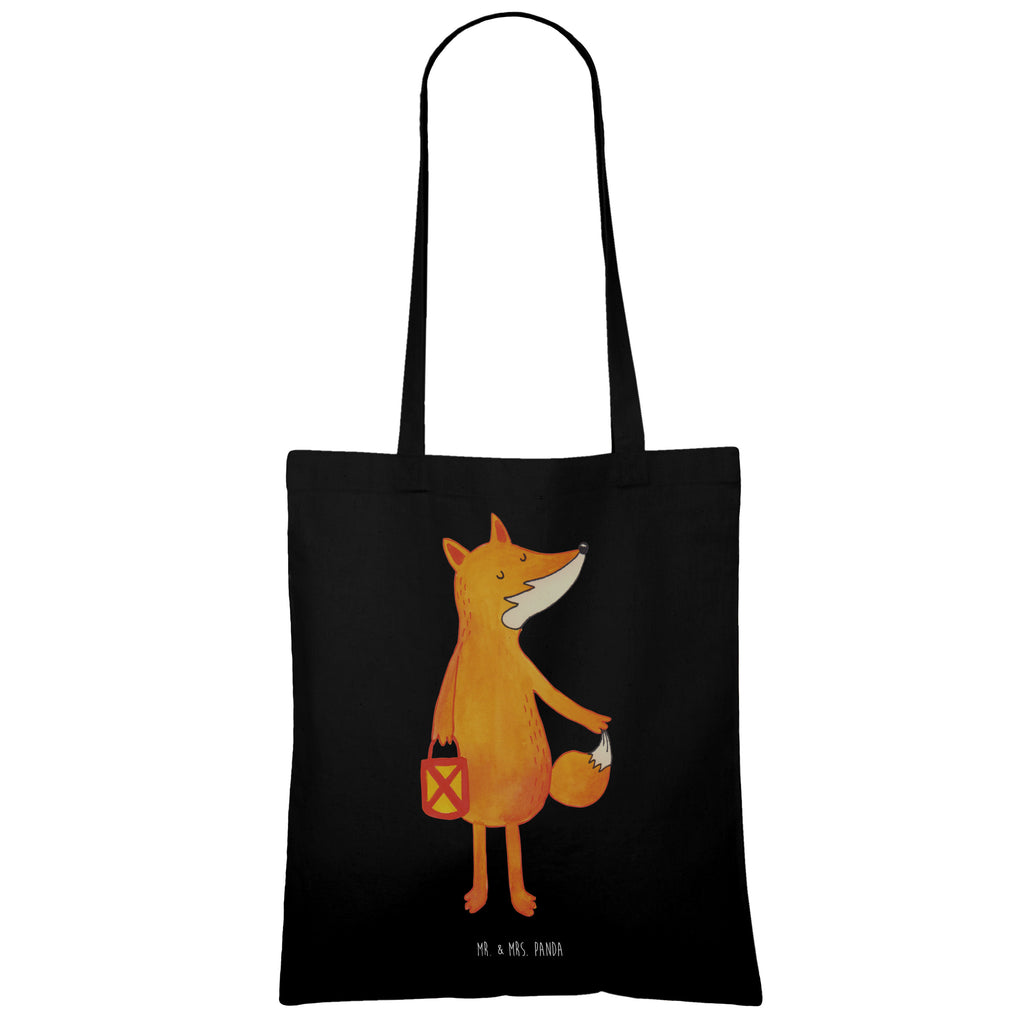 Tragetasche Fuchs Laterne Beuteltasche, Beutel, Einkaufstasche, Jutebeutel, Stoffbeutel, Tasche, Shopper, Umhängetasche, Strandtasche, Schultertasche, Stofftasche, Tragetasche, Badetasche, Jutetasche, Einkaufstüte, Laptoptasche, Fuchs, Füchse, Spruch trösten, Liebeskummer Spruch, Laterne, Sankt Martin, Laternenumzug, Aufmuntern, Cäsar Otto Hugo Flaischlen