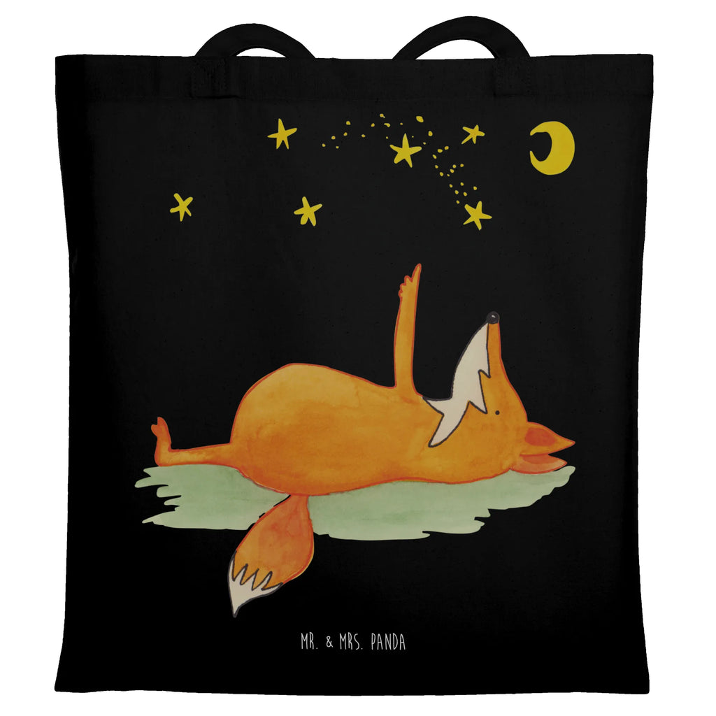 Tragetasche Fuchs Sterne Beuteltasche, Beutel, Einkaufstasche, Jutebeutel, Stoffbeutel, Tasche, Shopper, Umhängetasche, Strandtasche, Schultertasche, Stofftasche, Tragetasche, Badetasche, Jutetasche, Einkaufstüte, Laptoptasche, Fuchs, Füchse, tröstende Worte, Spruch positiv, Spruch schön, Romantik, Always Look on the Bright Side of Life