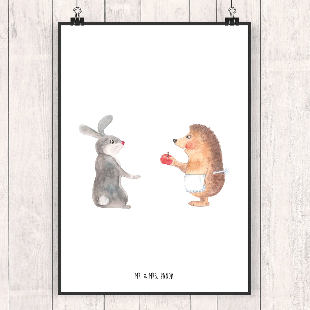 Poster Hase Igel Poster, Wandposter, Bild, Wanddeko, Küchenposter, Kinderposter, Wanddeko Bild, Raumdekoration, Wanddekoration, Handgemaltes Poster, Mr. & Mrs. Panda Poster, Designposter, Kunstdruck, Posterdruck, Tiermotive, Gute Laune, lustige Sprüche, Tiere, Igel und Hase, Igel, Hase, Liebe Spruch, Liebeskummer Geschenk, Herzschmerz, Trösten, Trennungsschmerz, Spruch romantisch