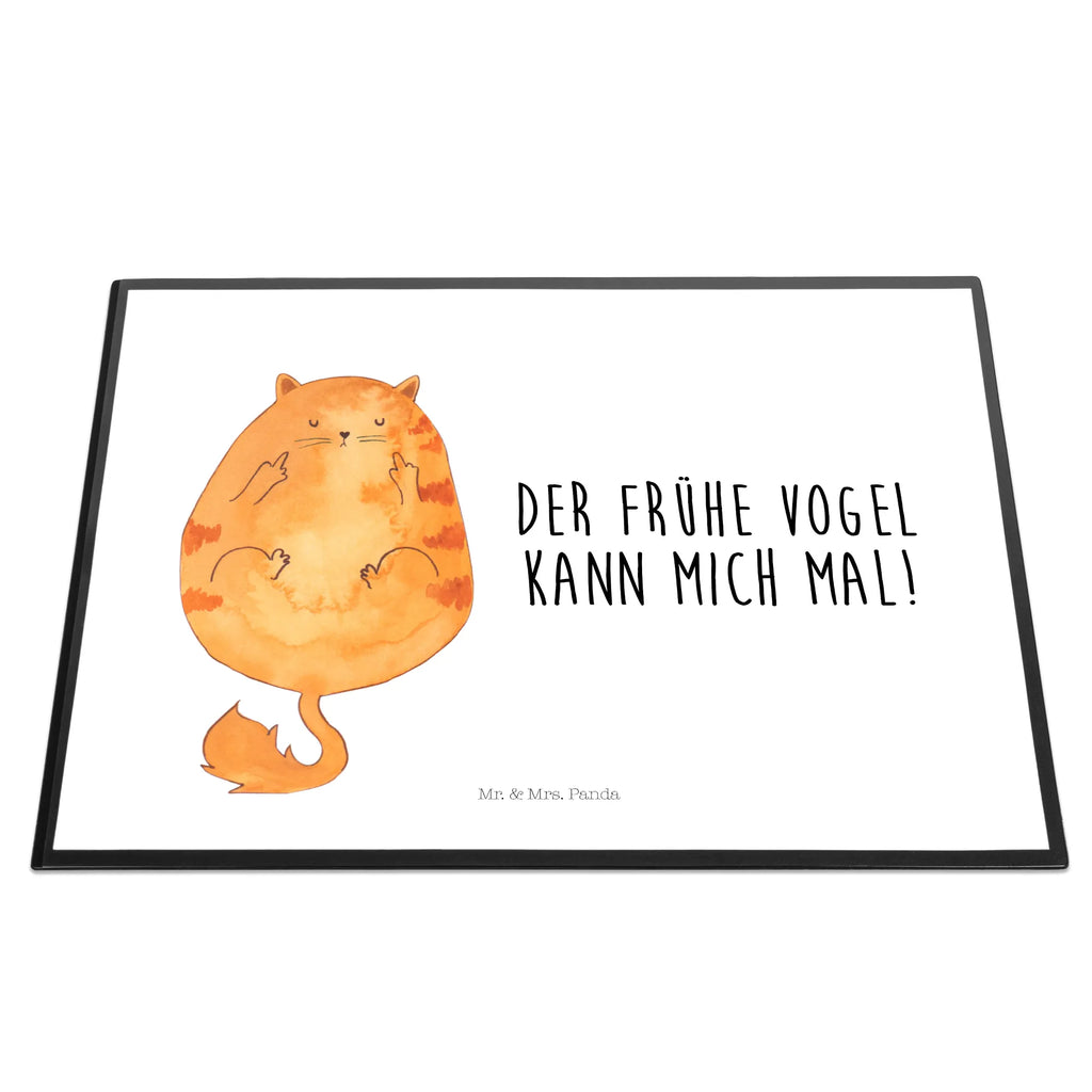 Schreibtischunterlage Katze Frühaufsteher Schreibunterlage, Schreibtischauflage, Bürobedarf, Büroartikel, Schreibwaren, Schreibtisch Unterlagen, Schreibtischunterlage Groß, Katze, Katzenmotiv, Katzenfan, Katzendeko, Katzenfreund, Katzenliebhaber, Katzenprodukte, Katzenartikel, Katzenaccessoires, Katzensouvenirs, Katzenliebhaberprodukte, Katzenmotive, Der frühe Vogel kann mich mal, Morgenmuffel, Frühaufsteher, Kaffee, Katzen, Kater, Mietze