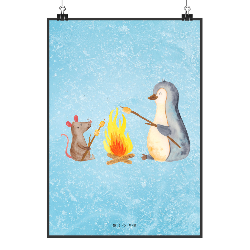 Poster Pinguin Lagerfeuer Poster, Wandposter, Bild, Wanddeko, Küchenposter, Kinderposter, Wanddeko Bild, Raumdekoration, Wanddekoration, Handgemaltes Poster, Mr. & Mrs. Panda Poster, Designposter, Kunstdruck, Posterdruck, Pinguin, Maus, Pinguine, Lagerfeuer, Leben, Arbeit, Job, Motivation, Büro, Büroalltag, Lebensspruch, Lebensmotivation, Neustart, Liebe, grillen, Feuer, Marshmallows