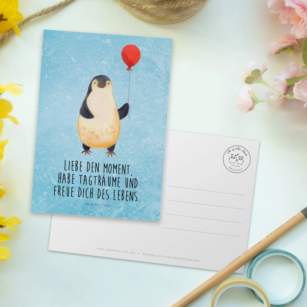 Postkarte Pinguin Luftballon Postkarte, Karte, Geschenkkarte, Grußkarte, Einladung, Ansichtskarte, Geburtstagskarte, Einladungskarte, Dankeskarte, Ansichtskarten, Einladung Geburtstag, Einladungskarten Geburtstag, Pinguin, Pinguine, Luftballon, Tagträume, Lebenslust, Geschenk Freundin, Geschenkidee, beste Freundin, Motivation, Neustart, neues Leben, Liebe, Glück