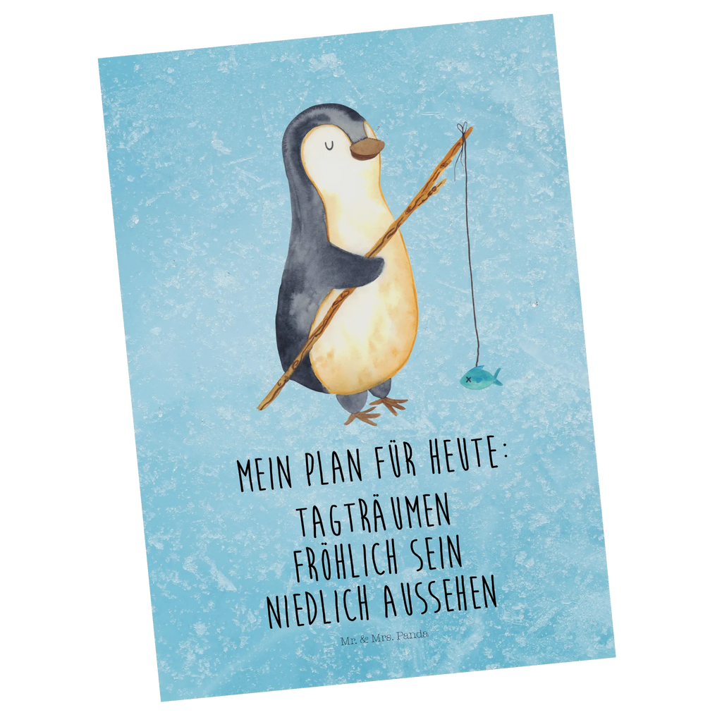 Postkarte Pinguin Angler Postkarte, Karte, Geschenkkarte, Grußkarte, Einladung, Ansichtskarte, Geburtstagskarte, Einladungskarte, Dankeskarte, Ansichtskarten, Einladung Geburtstag, Einladungskarten Geburtstag, Pinguin, Pinguine, Angeln, Angler, Tagträume, Hobby, Plan, Planer, Tagesplan, Neustart, Motivation, Geschenk, Freundinnen, Geschenkidee, Urlaub, Wochenende