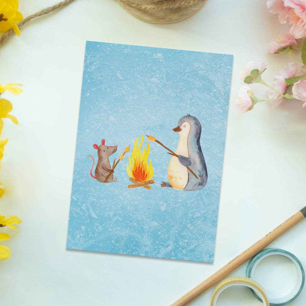 Postkarte Pinguin Lagerfeuer Postkarte, Karte, Geschenkkarte, Grußkarte, Einladung, Ansichtskarte, Geburtstagskarte, Einladungskarte, Dankeskarte, Ansichtskarten, Einladung Geburtstag, Einladungskarten Geburtstag, Pinguin, Maus, Pinguine, Lagerfeuer, Leben, Arbeit, Job, Motivation, Büro, Büroalltag, Lebensspruch, Lebensmotivation, Neustart, Liebe, grillen, Feuer, Marshmallows