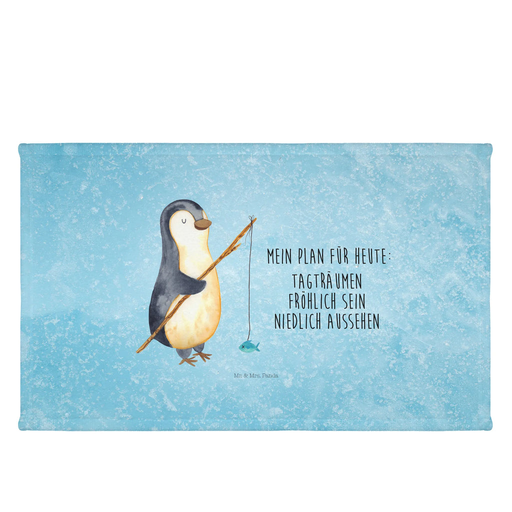 Handtuch Pinguin Angler Handtuch, Badehandtuch, Badezimmer, Handtücher, groß, Kinder, Baby, Pinguin, Pinguine, Angeln, Angler, Tagträume, Hobby, Plan, Planer, Tagesplan, Neustart, Motivation, Geschenk, Freundinnen, Geschenkidee, Urlaub, Wochenende