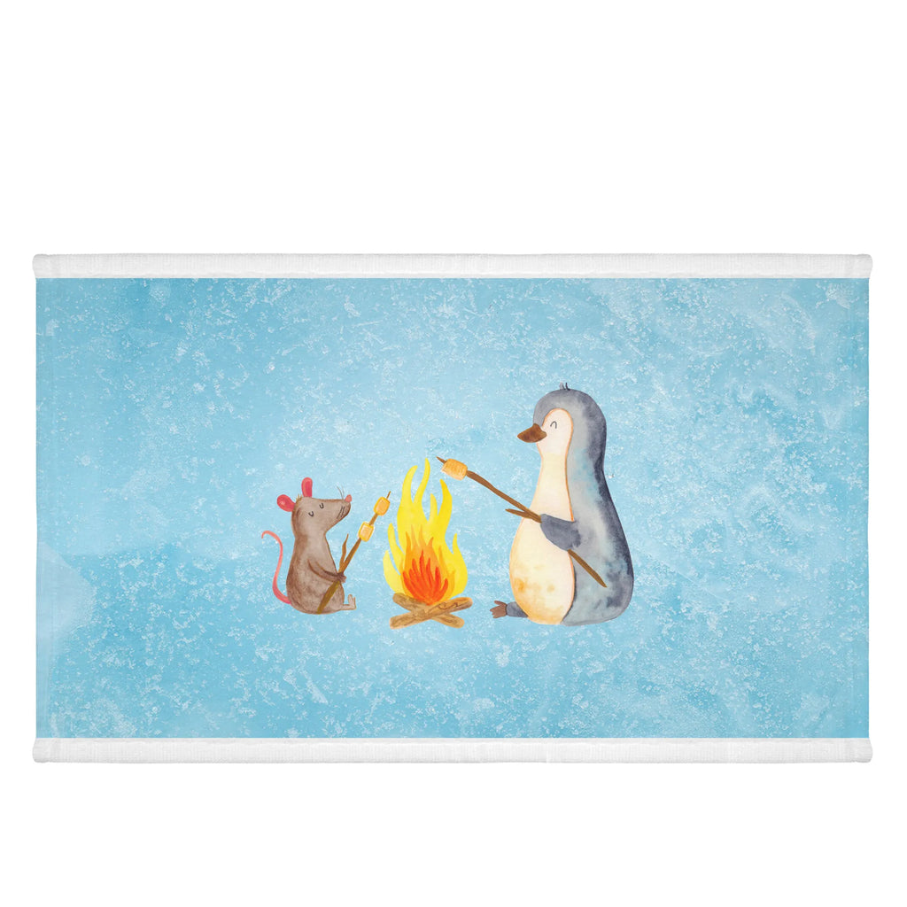 Handtuch Pinguin Lagerfeuer Handtuch, Badehandtuch, Badezimmer, Handtücher, groß, Kinder, Baby, Pinguin, Maus, Pinguine, Lagerfeuer, Leben, Arbeit, Job, Motivation, Büro, Büroalltag, Lebensspruch, Lebensmotivation, Neustart, Liebe, grillen, Feuer, Marshmallows