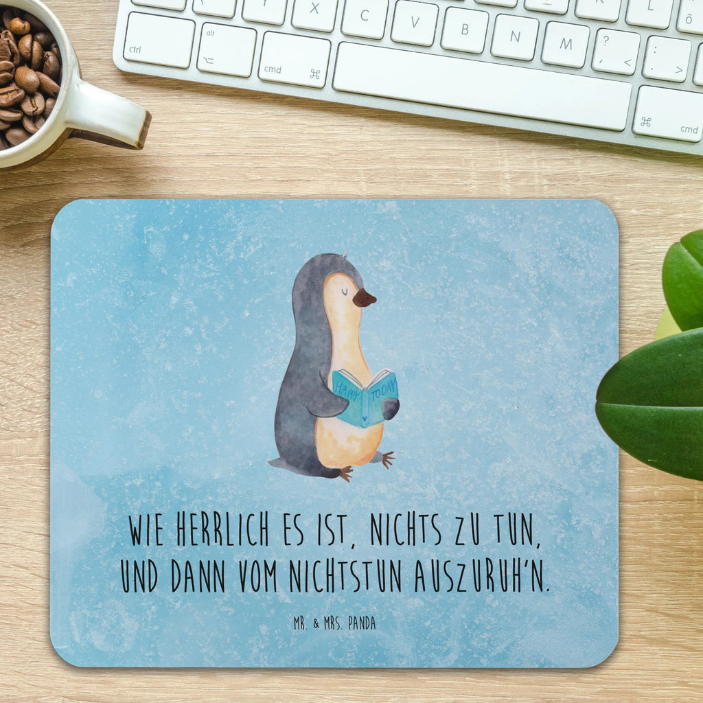 Mauspad Pinguin Buch Mousepad, Computer zubehör, Büroausstattung, PC Zubehör, Arbeitszimmer, Mauspad, Einzigartiges Mauspad, Designer Mauspad, Mausunterlage, Mauspad Büro, Pinguin, Pinguine, Buch, Lesen, Bücherwurm, Nichtstun, Faulenzen, Ferien, Urlaub, Freizeit