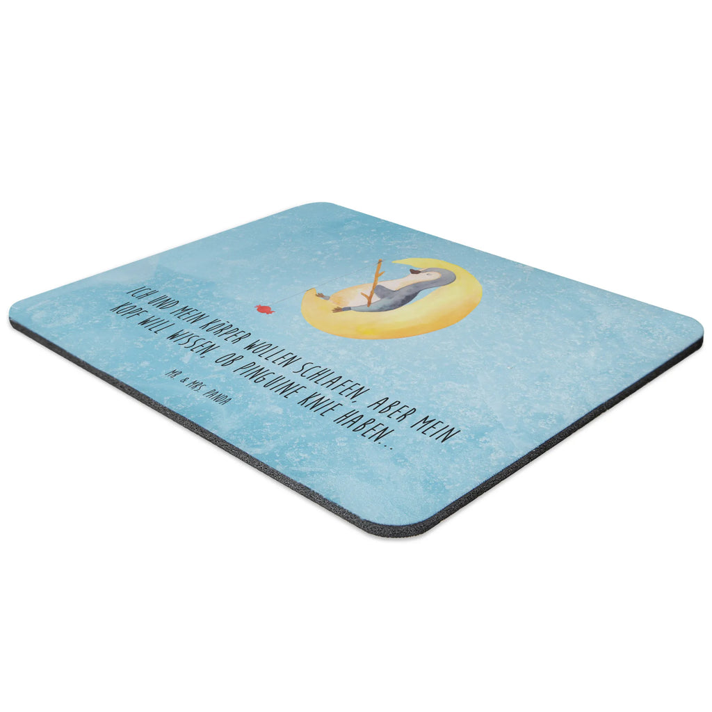 Mauspad Pinguin Mond Mousepad, Computer zubehör, Büroausstattung, PC Zubehör, Arbeitszimmer, Mauspad, Einzigartiges Mauspad, Designer Mauspad, Mausunterlage, Mauspad Büro, Pinguin, Pinguine, Spruch, schlafen, Nachtruhe, Einschlafen, Schlafzimmer, Schlafstörungen, Gästezimmer