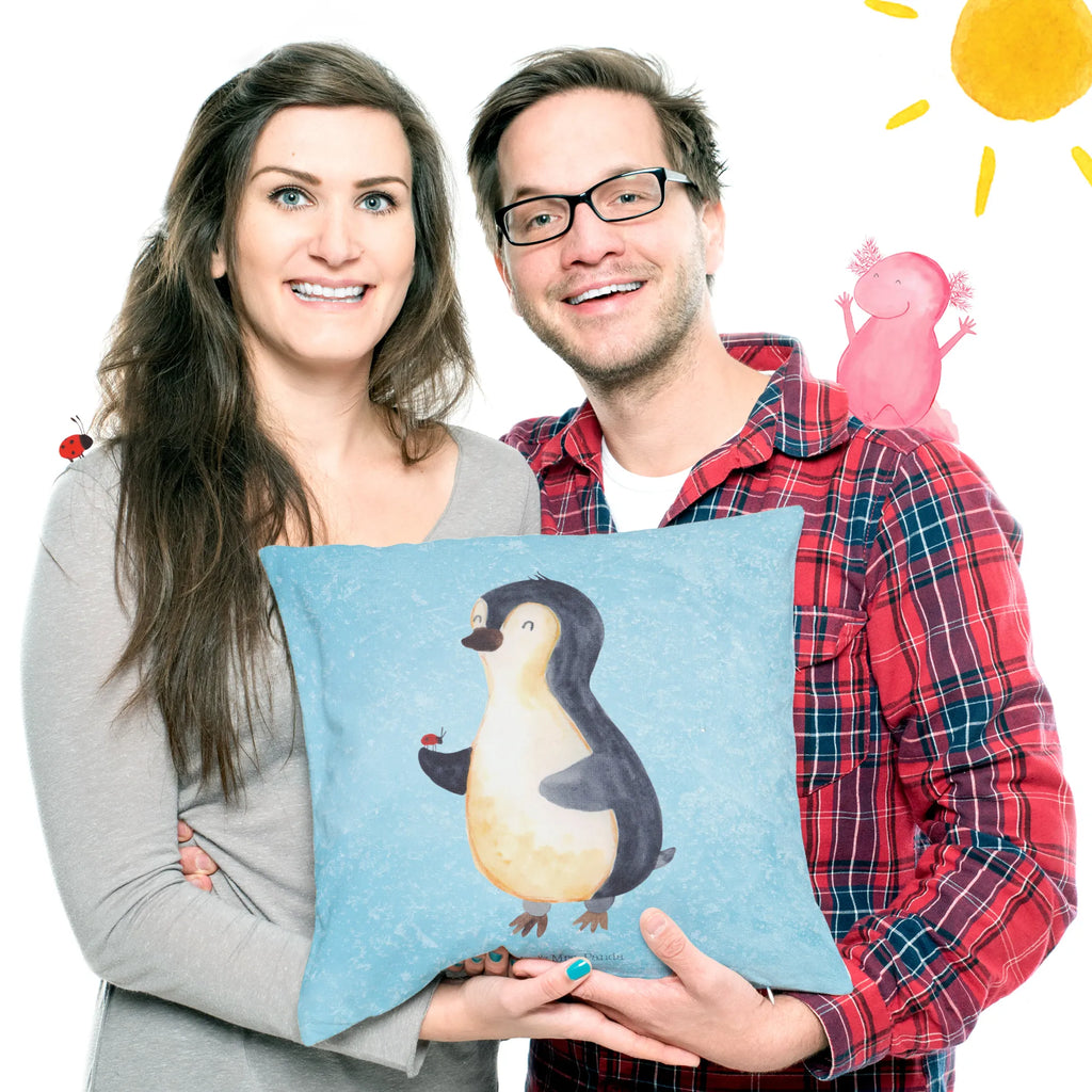 40x40 Kissen Pinguin Marienkäfer Kissenhülle, Kopfkissen, Sofakissen, Dekokissen, Motivkissen, sofakissen, sitzkissen, Kissen, Kissenbezüge, Kissenbezug 40x40, Kissen 40x40, Kissenhülle 40x40, Zierkissen, Couchkissen, Dekokissen Sofa, Sofakissen 40x40, Dekokissen 40x40, Kopfkissen 40x40, Kissen 40x40 Waschbar, Pinguin, Pinguine, Marienkäfer, Liebe, Wunder, Glück, Freude, Lebensfreude