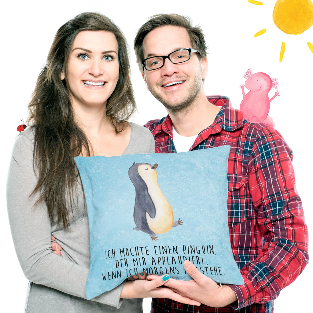 40x40 Kissen Pinguin marschieren Kissenhülle, Kopfkissen, Sofakissen, Dekokissen, Motivkissen, sofakissen, sitzkissen, Kissen, Kissenbezüge, Kissenbezug 40x40, Kissen 40x40, Kissenhülle 40x40, Zierkissen, Couchkissen, Dekokissen Sofa, Sofakissen 40x40, Dekokissen 40x40, Kopfkissen 40x40, Kissen 40x40 Waschbar, Pinguin, Pinguine, Frühaufsteher, Langschläfer, Bruder, Schwester, Familie