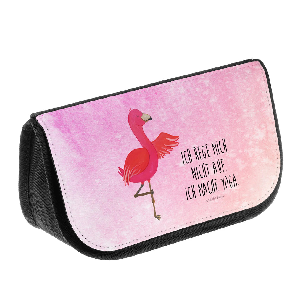 Kosmetiktasche Flamingo Yoga Kosmetikbeutel, Kulturtasche, Kulturbeutel, Schminktasche, Make-Up Tasche, Kosmetiktasche, Beauty Bag, Kosmetiktasche Damen, Make Up Tasche, Kosmetik Tasche, Kosmetiktasche Klein, Kleine Kosmetiktasche, Schminktasche Klein, Kosmetiktasche Mit Fächern, Schminktäschen, Schminke Tasche, Kosmetiktaschen Damen, Beauty Case, Schmink Täschchen, Flamingo, Vogel, Yoga, Namaste, Achtsamkeit, Yoga-Übung, Entspannung, Ärger, Aufregen, Tiefenentspannung