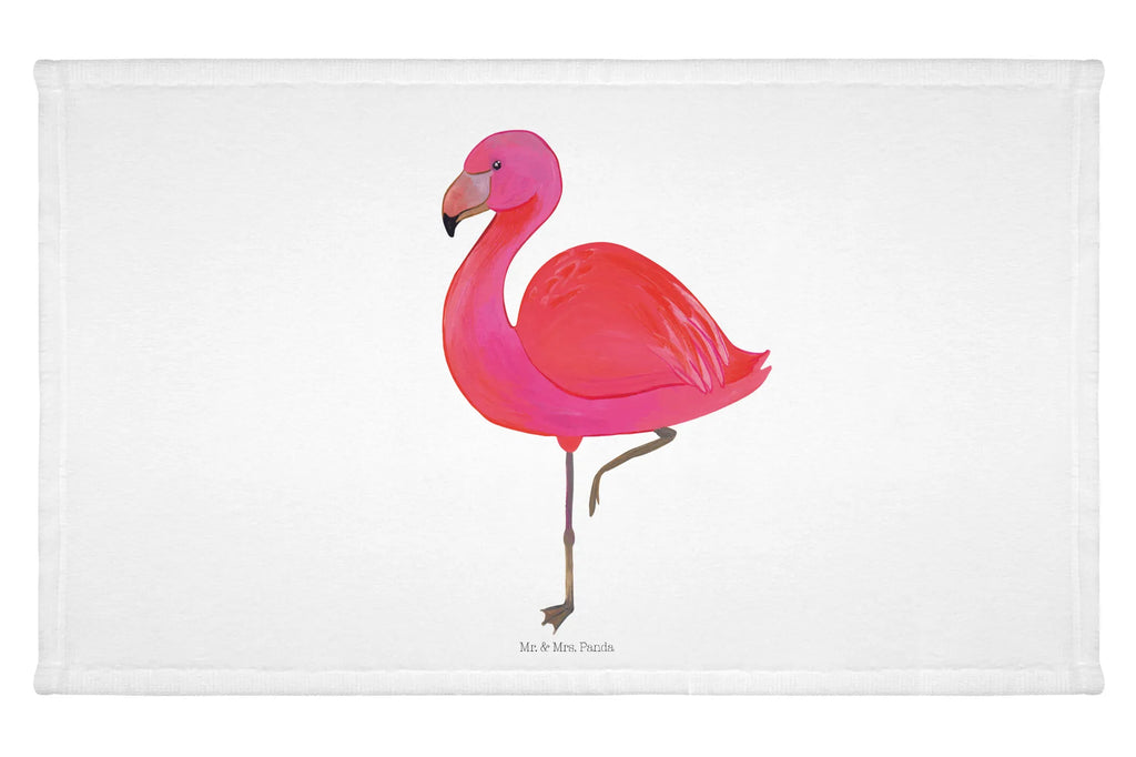 Handtuch Flamingo Classic Handtuch, Badehandtuch, Badezimmer, Handtücher, groß, Kinder, Baby, Flamingo, Einzigartig, Selbstliebe, Stolz, ich, für mich, Spruch, Freundin, Freundinnen, Außenseiter, Sohn, Tochter, Geschwister