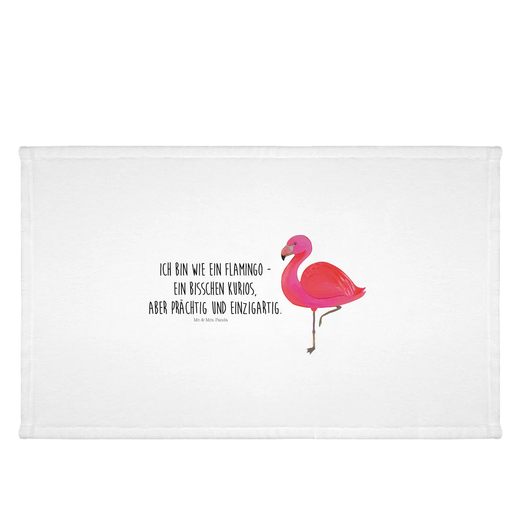 Handtuch Flamingo Classic Handtuch, Badehandtuch, Badezimmer, Handtücher, groß, Kinder, Baby, Flamingo, Einzigartig, Selbstliebe, Stolz, ich, für mich, Spruch, Freundin, Freundinnen, Außenseiter, Sohn, Tochter, Geschwister