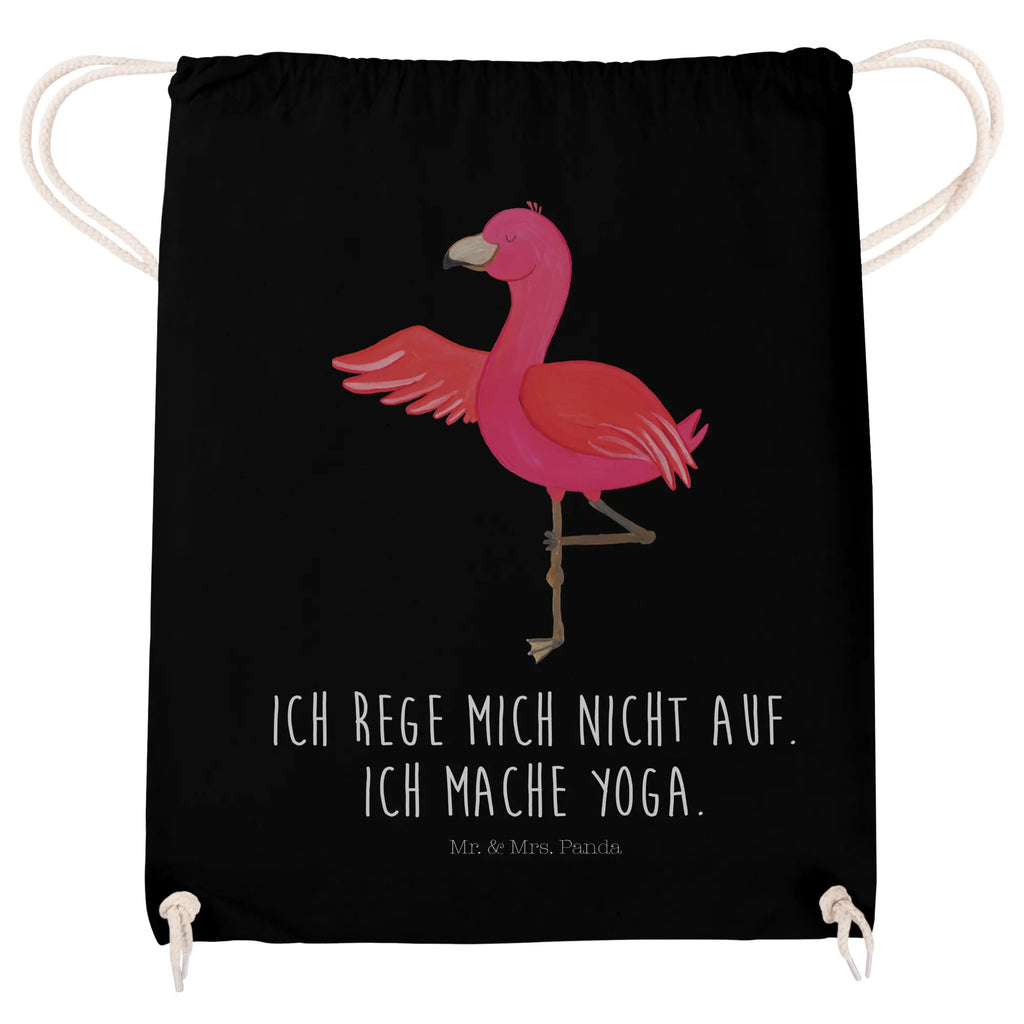 Sportbeutel Flamingo Yoga Sportbeutel, Turnbeutel, Beutel, Sporttasche, Tasche, Stoffbeutel, Sportbeutel Kinder, Gymsack, Beutel Rucksack, Kleine Sporttasche, Sportzubehör, Turnbeutel Baumwolle, Flamingo, Vogel, Yoga, Namaste, Achtsamkeit, Yoga-Übung, Entspannung, Ärger, Aufregen, Tiefenentspannung