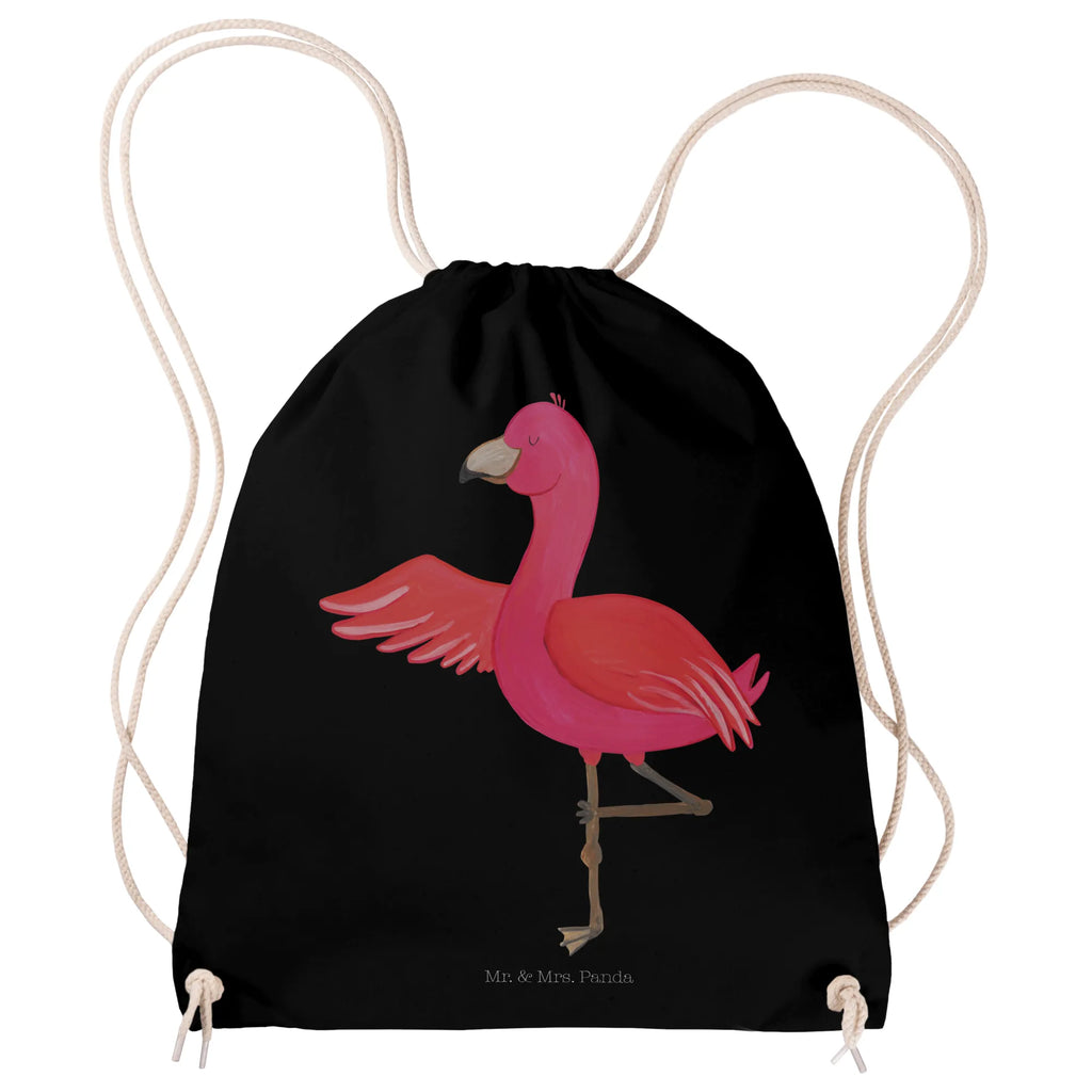 Sportbeutel Flamingo Yoga Sportbeutel, Turnbeutel, Beutel, Sporttasche, Tasche, Stoffbeutel, Sportbeutel Kinder, Gymsack, Beutel Rucksack, Kleine Sporttasche, Sportzubehör, Turnbeutel Baumwolle, Flamingo, Vogel, Yoga, Namaste, Achtsamkeit, Yoga-Übung, Entspannung, Ärger, Aufregen, Tiefenentspannung