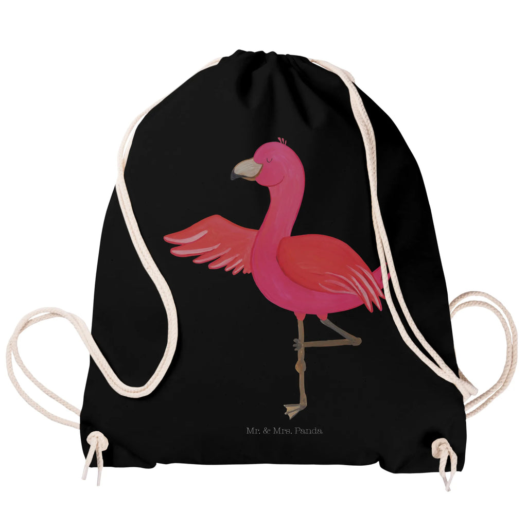 Sportbeutel Flamingo Yoga Sportbeutel, Turnbeutel, Beutel, Sporttasche, Tasche, Stoffbeutel, Sportbeutel Kinder, Gymsack, Beutel Rucksack, Kleine Sporttasche, Sportzubehör, Turnbeutel Baumwolle, Flamingo, Vogel, Yoga, Namaste, Achtsamkeit, Yoga-Übung, Entspannung, Ärger, Aufregen, Tiefenentspannung