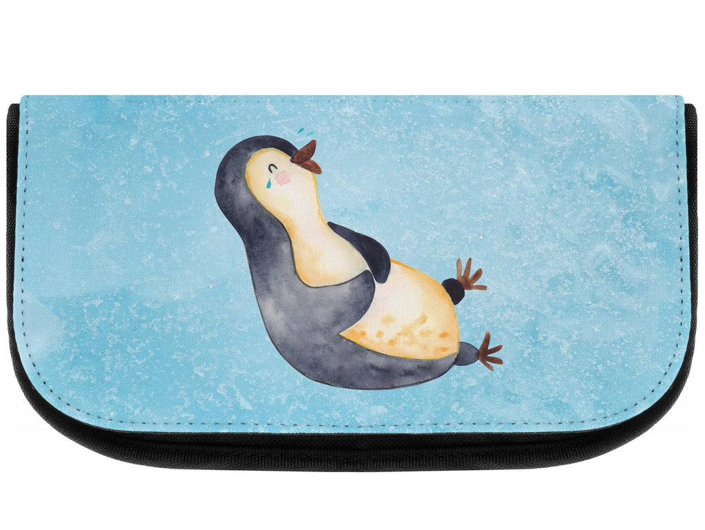 Kosmetiktasche Pinguin lachend Kosmetikbeutel, Kulturtasche, Kulturbeutel, Schminktasche, Make-Up Tasche, Kosmetiktasche, Beauty Bag, Kosmetiktasche Damen, Make Up Tasche, Kosmetik Tasche, Kosmetiktasche Klein, Kleine Kosmetiktasche, Schminktasche Klein, Kosmetiktasche Mit Fächern, Schminktäschen, Schminke Tasche, Kosmetiktaschen Damen, Beauty Case, Schmink Täschchen, Pinguin, Pinguine, lustiger Spruch, Optimismus, Fröhlich, Lachen, Humor, Fröhlichkeit