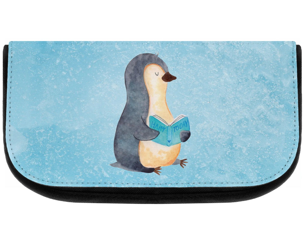 Kosmetiktasche Pinguin Buch Kosmetikbeutel, Kulturtasche, Kulturbeutel, Schminktasche, Make-Up Tasche, Kosmetiktasche, Beauty Bag, Kosmetiktasche Damen, Make Up Tasche, Kosmetik Tasche, Kosmetiktasche Klein, Kleine Kosmetiktasche, Schminktasche Klein, Kosmetiktasche Mit Fächern, Schminktäschen, Schminke Tasche, Kosmetiktaschen Damen, Beauty Case, Schmink Täschchen, Pinguin, Pinguine, Buch, Lesen, Bücherwurm, Nichtstun, Faulenzen, Ferien, Urlaub, Freizeit