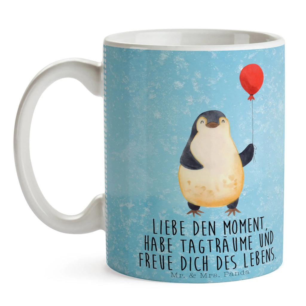 Tasse Pinguin Luftballon Tasse, Kaffeetasse, Teetasse, Becher, Kaffeebecher, Teebecher, Keramiktasse, Porzellantasse, Büro Tasse, Geschenk Tasse, Tasse Sprüche, Tasse Motive, Kaffeetassen, Tasse bedrucken, Designer Tasse, Cappuccino Tassen, Schöne Teetassen, Pinguin, Pinguine, Luftballon, Tagträume, Lebenslust, Geschenk Freundin, Geschenkidee, beste Freundin, Motivation, Neustart, neues Leben, Liebe, Glück