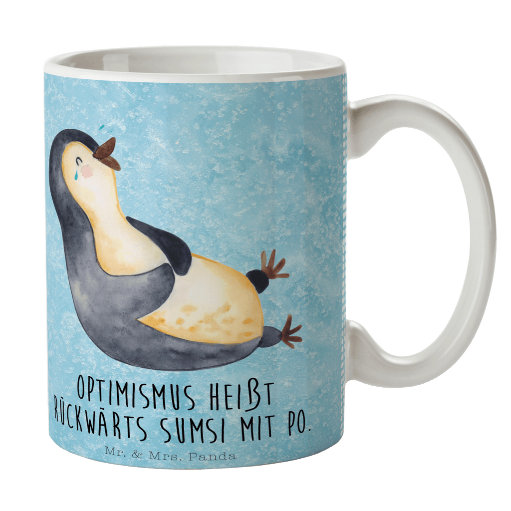 Tasse Pinguin Lachen Tasse, Kaffeetasse, Teetasse, Becher, Kaffeebecher, Teebecher, Keramiktasse, Porzellantasse, Büro Tasse, Geschenk Tasse, Tasse Sprüche, Tasse Motive, Kaffeetassen, Tasse bedrucken, Designer Tasse, Cappuccino Tassen, Schöne Teetassen, Pinguin, Pinguine, lustiger Spruch, Optimismus, Fröhlich, Lachen, Humor, Fröhlichkeit