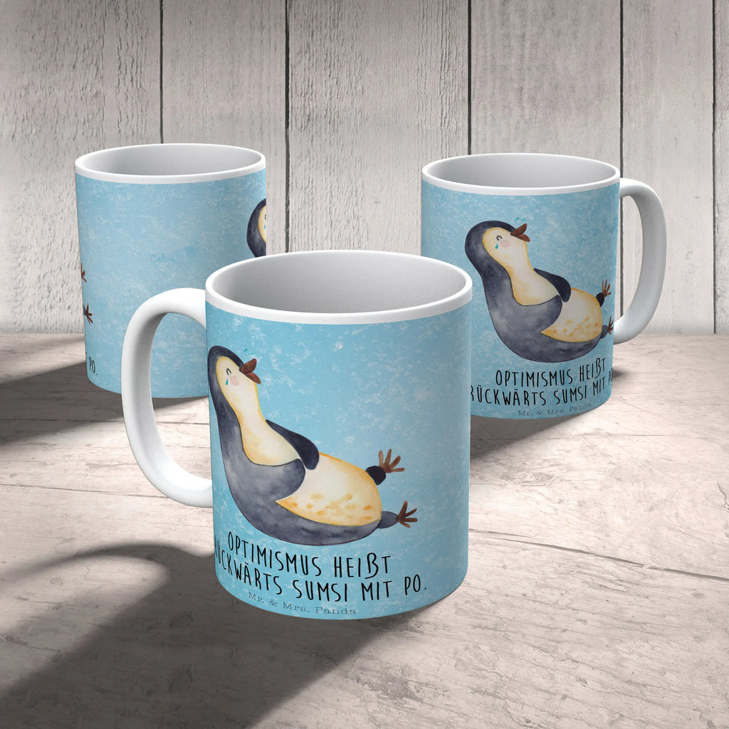 Tasse Pinguin Lachen Tasse, Kaffeetasse, Teetasse, Becher, Kaffeebecher, Teebecher, Keramiktasse, Porzellantasse, Büro Tasse, Geschenk Tasse, Tasse Sprüche, Tasse Motive, Kaffeetassen, Tasse bedrucken, Designer Tasse, Cappuccino Tassen, Schöne Teetassen, Pinguin, Pinguine, lustiger Spruch, Optimismus, Fröhlich, Lachen, Humor, Fröhlichkeit