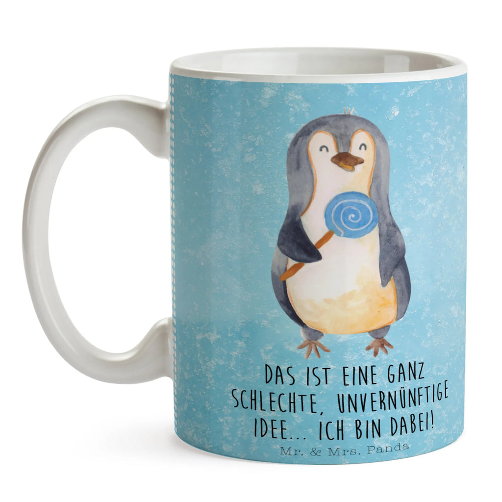 Tasse Pinguin Lolli Tasse, Kaffeetasse, Teetasse, Becher, Kaffeebecher, Teebecher, Keramiktasse, Porzellantasse, Büro Tasse, Geschenk Tasse, Tasse Sprüche, Tasse Motive, Kaffeetassen, Tasse bedrucken, Designer Tasse, Cappuccino Tassen, Schöne Teetassen, Pinguin, Pinguine, Lolli, Süßigkeiten, Blödsinn, Spruch, Rebell, Gauner, Ganove, Rabauke