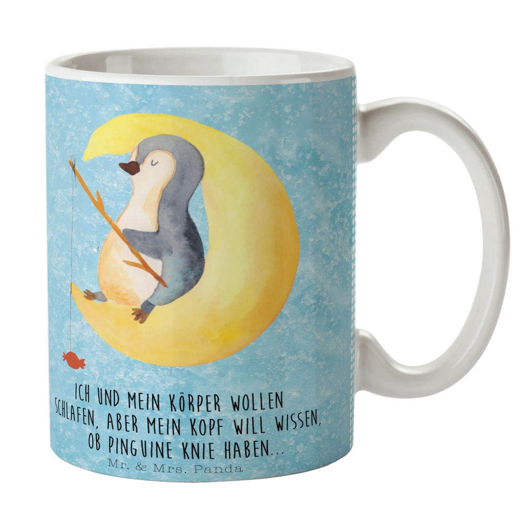 Tasse Pinguin Mond Tasse, Kaffeetasse, Teetasse, Becher, Kaffeebecher, Teebecher, Keramiktasse, Porzellantasse, Büro Tasse, Geschenk Tasse, Tasse Sprüche, Tasse Motive, Kaffeetassen, Tasse bedrucken, Designer Tasse, Cappuccino Tassen, Schöne Teetassen, Pinguin, Pinguine, Spruch, schlafen, Nachtruhe, Einschlafen, Schlafzimmer, Schlafstörungen, Gästezimmer