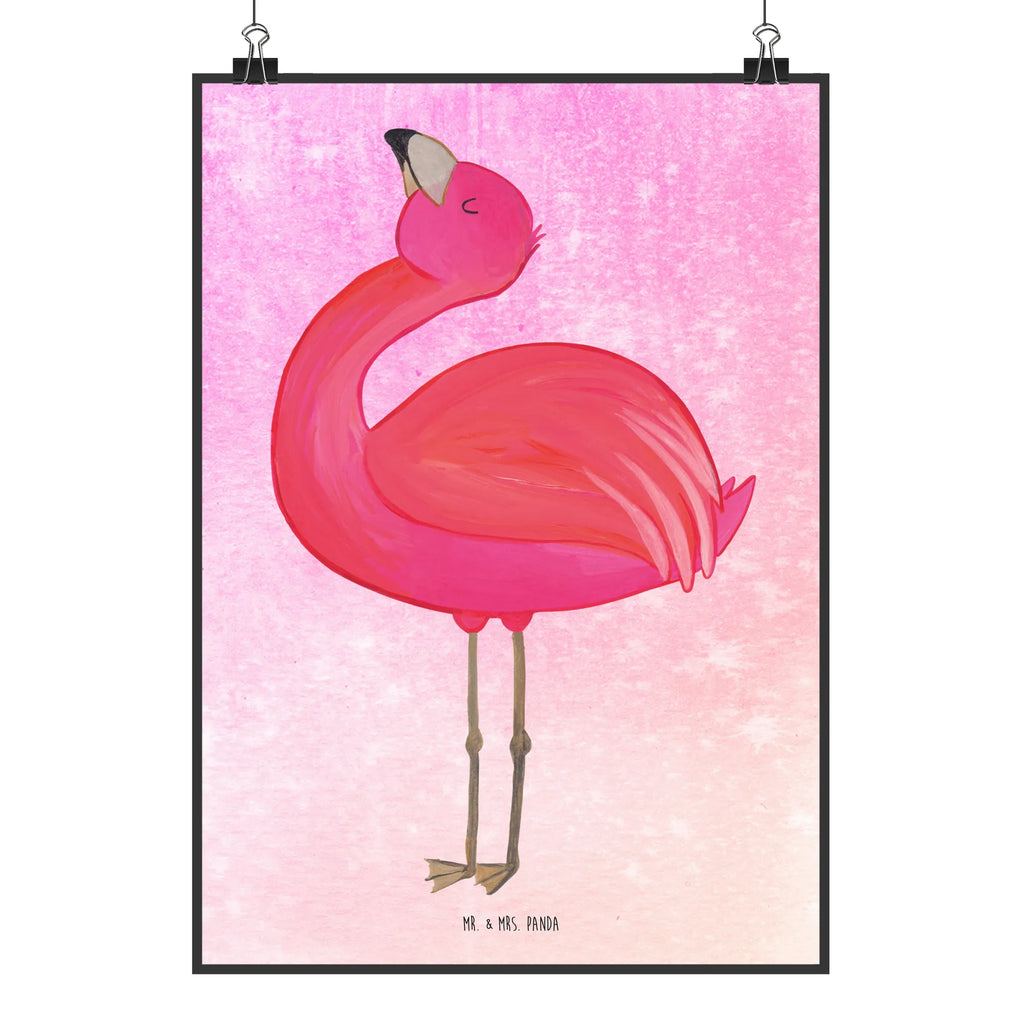 Poster Flamingo Stolz Poster, Wandposter, Bild, Wanddeko, Küchenposter, Kinderposter, Wanddeko Bild, Raumdekoration, Wanddekoration, Handgemaltes Poster, Mr. & Mrs. Panda Poster, Designposter, Kunstdruck, Posterdruck, Flamingo, stolz, Freude, Selbstliebe, Selbstakzeptanz, Freundin, beste Freundin, Tochter, Mama, Schwester