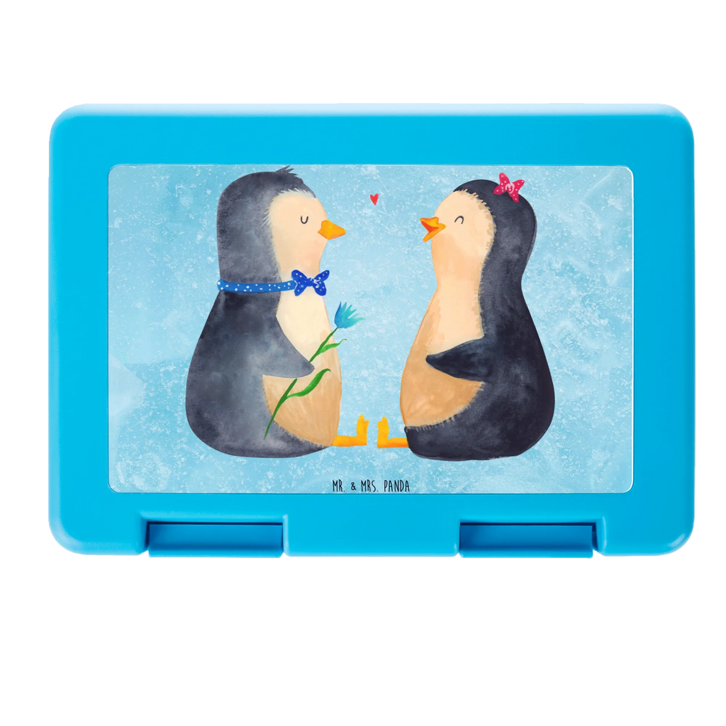 Brotdose Pinguin Pärchen Brotbox, Snackbox, Lunch box, Butterbrotdose, Brotzeitbox, Pinguin, Pinguine, Liebe, Liebespaar, Liebesbeweis, Liebesgeschenk, Verlobung, Jahrestag, Hochzeitstag, Hochzeit, Hochzeitsgeschenk, große Liebe, Traumpaar