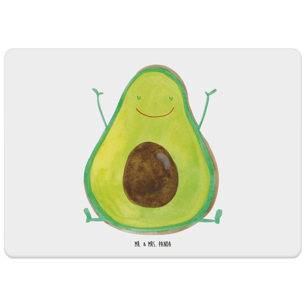 Tischset Avocado Happy Tischset, Tischuntersetzer, Platzset, Tischsets abwaschbar, Tischunterlage, Avocado, Veggie, Vegan, Gesund, Chaos