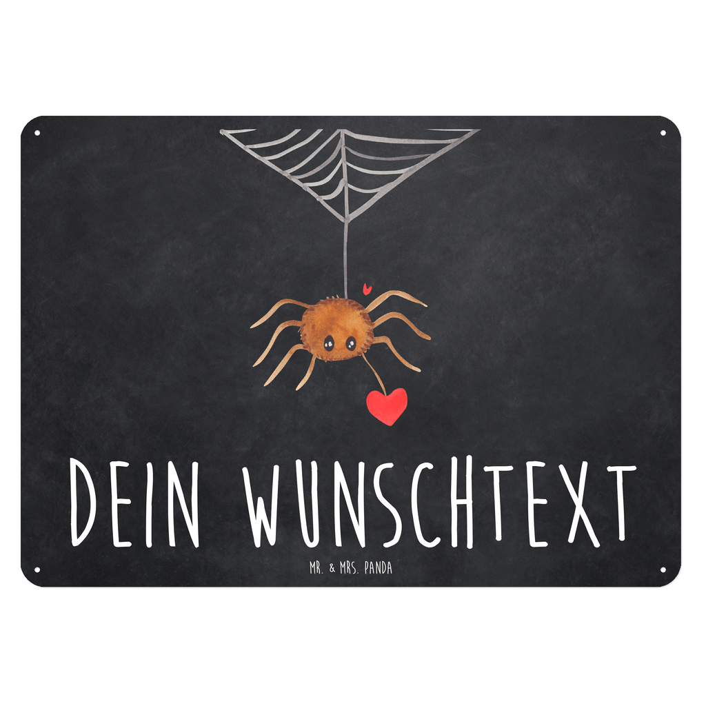 Personalisiertes Blechschild Spinne Agathe Liebe Blechschild, Metallschild, Geschenk Schild, Schild, Magnet-Metall-Schild, Deko Schild, Wandschild, Wand-Dekoration, Türschild, Spinne Agathe, Spinne, Agathe, Videos, Merchandise, Liebe, Verliebt, Liebesbeweis, Liebesgeschenk