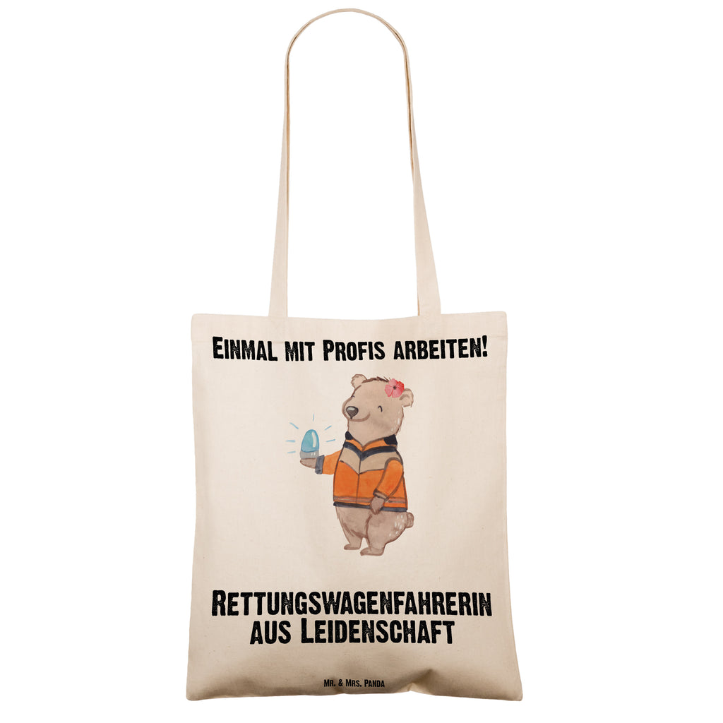 Tragetasche Rettungswagenfahrerin aus Leidenschaft Beuteltasche, Beutel, Einkaufstasche, Jutebeutel, Stoffbeutel, Tasche, Shopper, Umhängetasche, Strandtasche, Schultertasche, Stofftasche, Tragetasche, Badetasche, Jutetasche, Einkaufstüte, Laptoptasche, Beruf, Ausbildung, Jubiläum, Abschied, Rente, Kollege, Kollegin, Geschenk, Schenken, Arbeitskollege, Mitarbeiter, Firma, Danke, Dankeschön