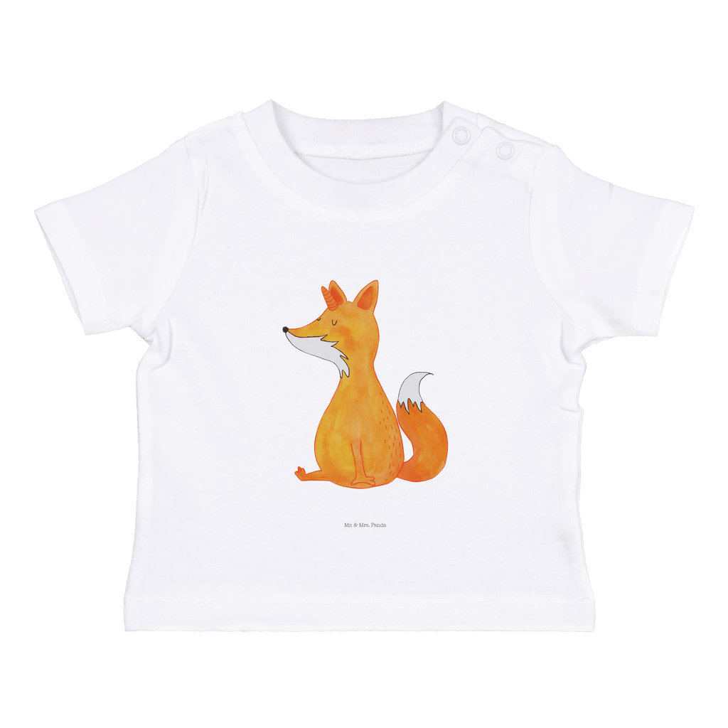 Organic Baby Shirt Einhorn Fuchs Baby T-Shirt, Jungen Baby T-Shirt, Mädchen Baby T-Shirt, Shirt, Einhorn, Einhörner, Einhorn Deko, Pegasus, Unicorn, Fuchs, Unicorns, Fuchshörnchen, Fuchshorn, Foxycorn, Füchse