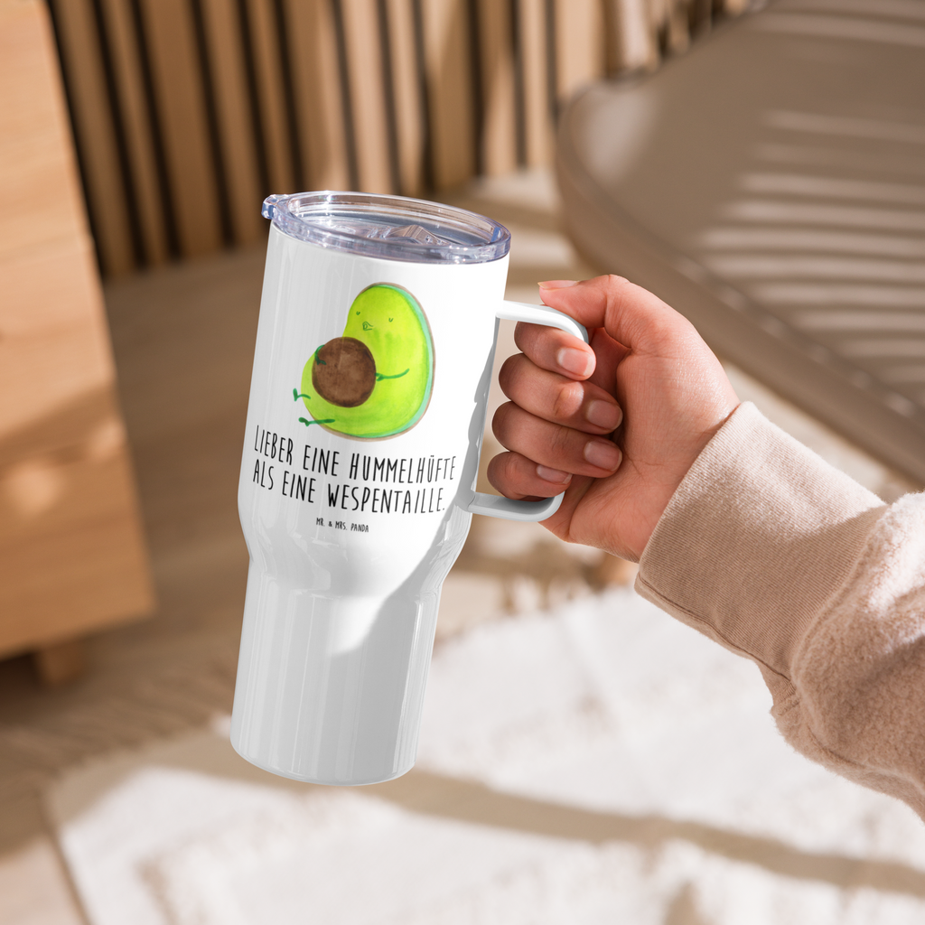 XXL Thermobecher Avocado Pfeifen Thermobecher, XL Thermobecher, Reisebecher, XL Reisetasse, Großer Thermobecher, Autobecher, Jumbo Becher, Avocado, Veggie, Vegan, Gesund, Diät, Abnehmen, Ernährung, dick sein, Pummelfee