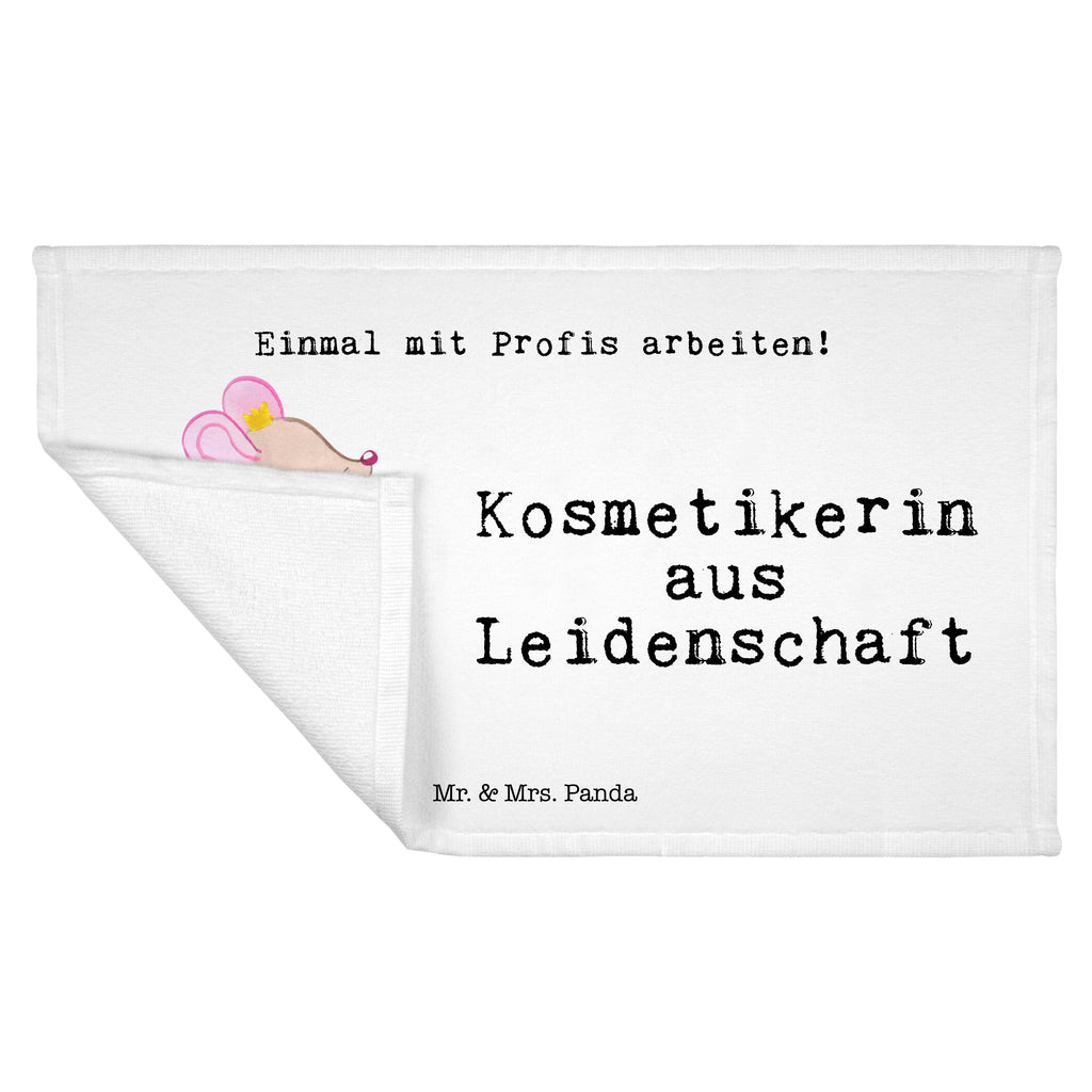 Handtuch Kosmetikerin aus Leidenschaft Gästetuch, Reisehandtuch, Sport Handtuch, Frottier, Kinder Handtuch, Beruf, Ausbildung, Jubiläum, Abschied, Rente, Kollege, Kollegin, Geschenk, Schenken, Arbeitskollege, Mitarbeiter, Firma, Danke, Dankeschön, Kosmetikerin, Make Up Artist, Maskenbildnerin, Visagistin, Beauty Salon, Kosmetikstudio, Eröffnung