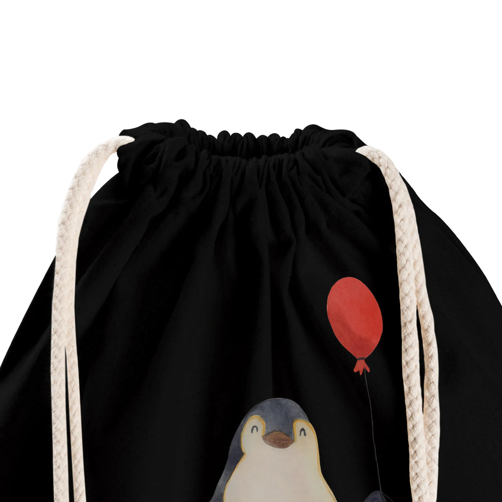 Sportbeutel Pinguin Luftballon Sportbeutel, Turnbeutel, Beutel, Sporttasche, Tasche, Stoffbeutel, Sportbeutel Kinder, Gymsack, Beutel Rucksack, Kleine Sporttasche, Sportzubehör, Turnbeutel Baumwolle, Pinguin, Pinguine, Luftballon, Tagträume, Lebenslust, Geschenk Freundin, Geschenkidee, beste Freundin, Motivation, Neustart, neues Leben, Liebe, Glück