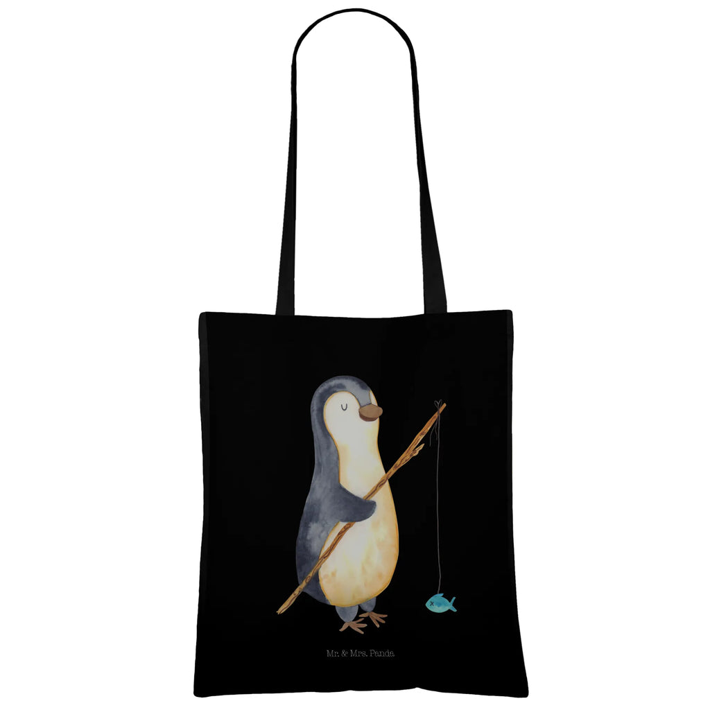 Tragetasche Pinguin Angler Beuteltasche, Beutel, Einkaufstasche, Jutebeutel, Stoffbeutel, Tasche, Shopper, Umhängetasche, Strandtasche, Schultertasche, Stofftasche, Tragetasche, Badetasche, Jutetasche, Einkaufstüte, Laptoptasche, Pinguin, Pinguine, Angeln, Angler, Tagträume, Hobby, Plan, Planer, Tagesplan, Neustart, Motivation, Geschenk, Freundinnen, Geschenkidee, Urlaub, Wochenende