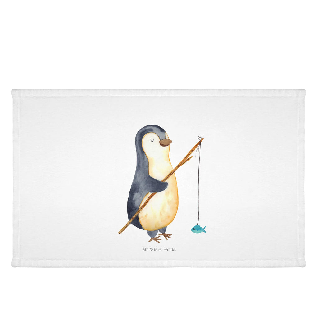 Handtuch Pinguin Angler Handtuch, Badehandtuch, Badezimmer, Handtücher, groß, Kinder, Baby, Pinguin, Pinguine, Angeln, Angler, Tagträume, Hobby, Plan, Planer, Tagesplan, Neustart, Motivation, Geschenk, Freundinnen, Geschenkidee, Urlaub, Wochenende