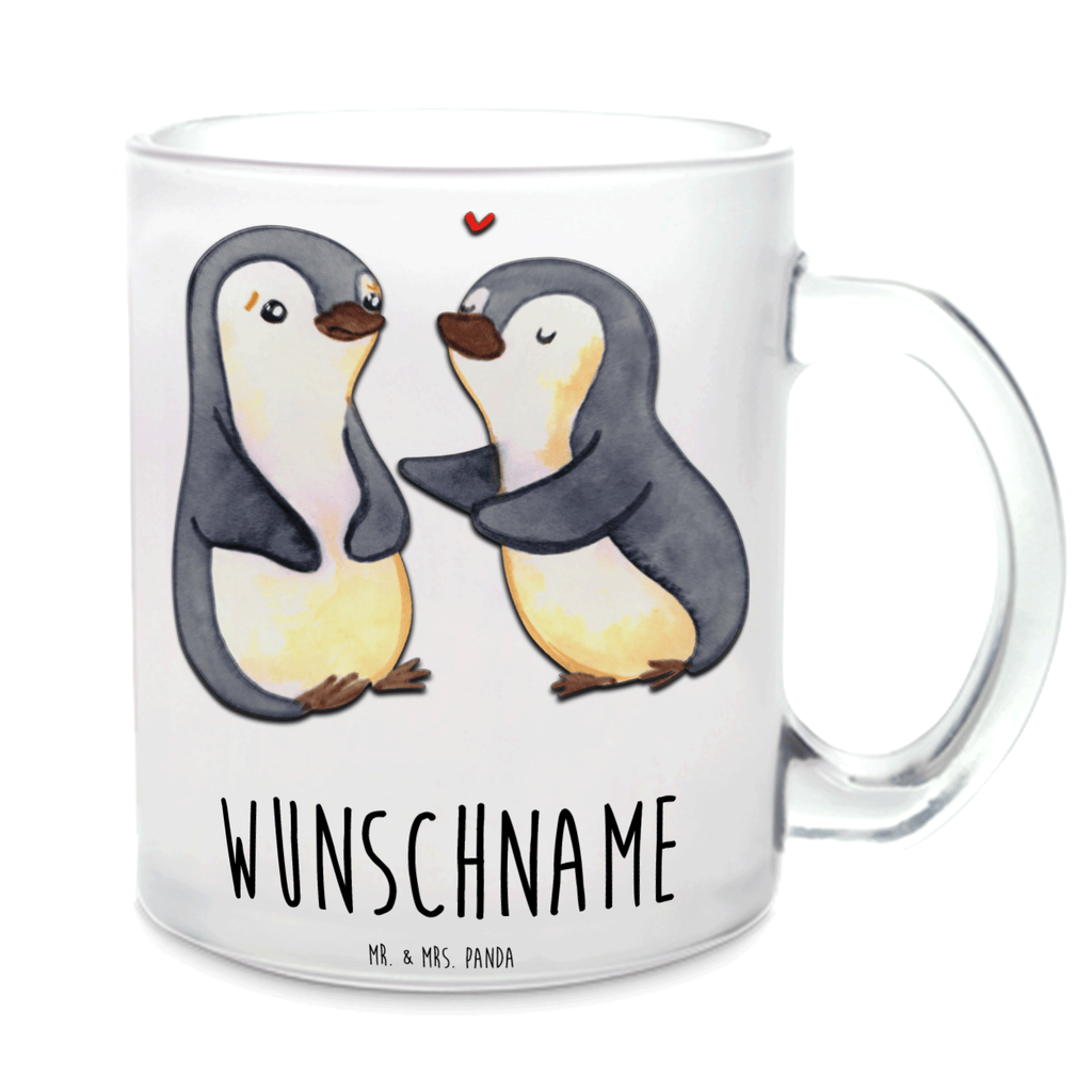 Personalisierte Teetasse Pinguine trösten Personalisierte Teetasse, Personalisiertes Teeglas, Personalisierter Teebecher, Personalisierte Glas Teetasse, Personalisierte Teetasse aus Glas, Teetasse mit Namen, Teeglas mit Namen, Teebecher mit Namen, Glas Teetasse mit Namen, Teetasse aus Glas mit Namen, Teetasse Wunschname, Teetasse selbst gestalten., Liebe, Partner, Freund, Freundin, Ehemann, Ehefrau, Heiraten, Verlobung, Heiratsantrag, Liebesgeschenk, Jahrestag, Hocheitstag, Valentinstag, Geschenk für Frauen, Hochzeitstag, Mitbringsel, Geschenk für Freundin, Geschenk für Partner, Liebesbeweis, für Männer, für Ehemann