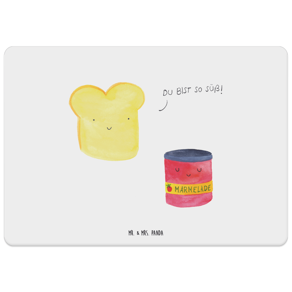 Tischset Toast & Marmelade Tischset, Tischuntersetzer, Platzset, Tischsets abwaschbar, Tischunterlage, Tiermotive, Gute Laune, lustige Sprüche, Tiere, Toast, Marmelade, Dreamteam, süße Postkarte, süß, Küche Deko, Küche Spruch, Frühstück Einladung, Brot, Toastbrot