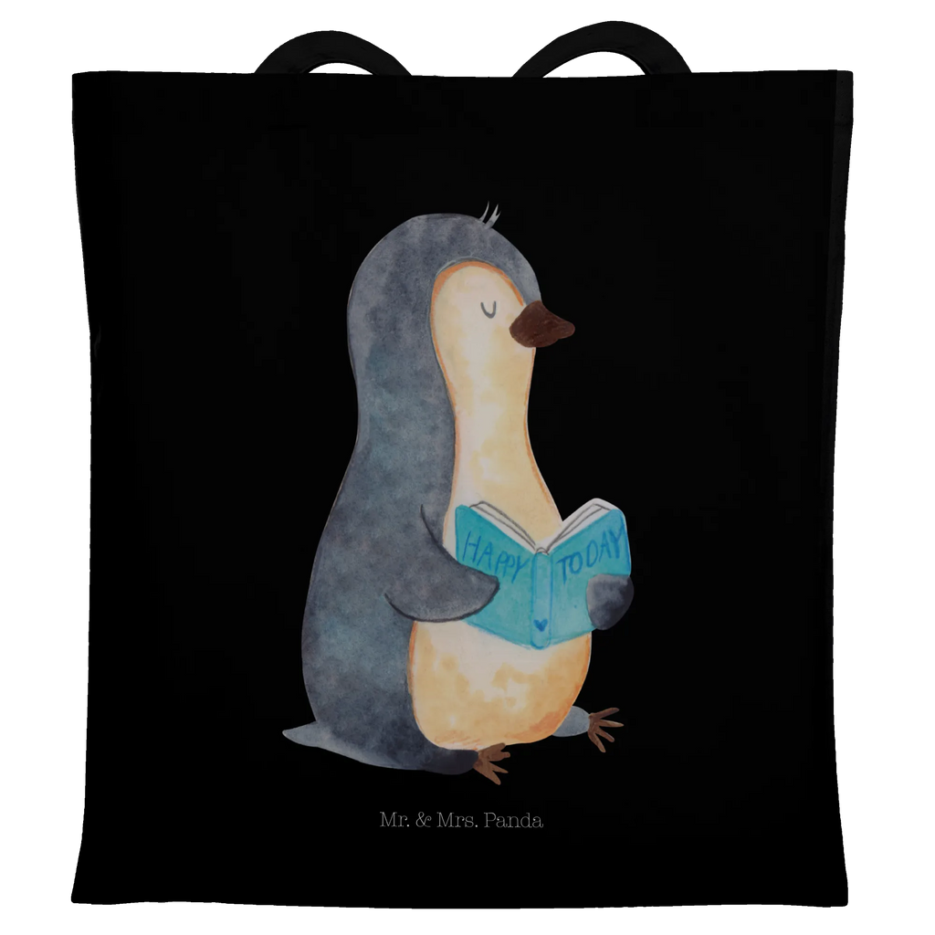 Tragetasche Pinguin Buch Beuteltasche, Beutel, Einkaufstasche, Jutebeutel, Stoffbeutel, Tasche, Shopper, Umhängetasche, Strandtasche, Schultertasche, Stofftasche, Tragetasche, Badetasche, Jutetasche, Einkaufstüte, Laptoptasche, Pinguin, Pinguine, Buch, Lesen, Bücherwurm, Nichtstun, Faulenzen, Ferien, Urlaub, Freizeit