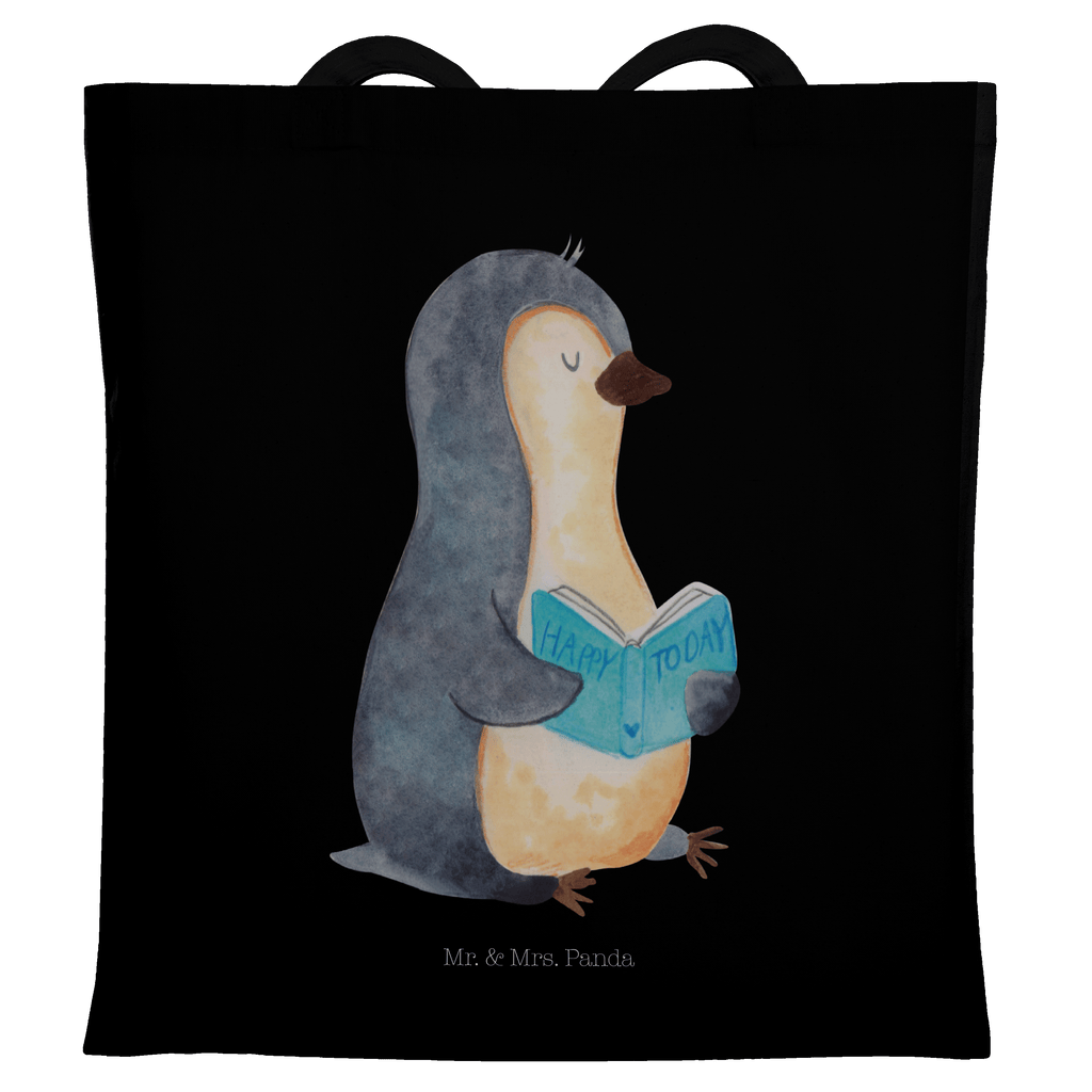 Tragetasche Pinguin Buch Beuteltasche, Beutel, Einkaufstasche, Jutebeutel, Stoffbeutel, Tasche, Shopper, Umhängetasche, Strandtasche, Schultertasche, Stofftasche, Tragetasche, Badetasche, Jutetasche, Einkaufstüte, Laptoptasche, Pinguin, Pinguine, Buch, Lesen, Bücherwurm, Nichtstun, Faulenzen, Ferien, Urlaub, Freizeit