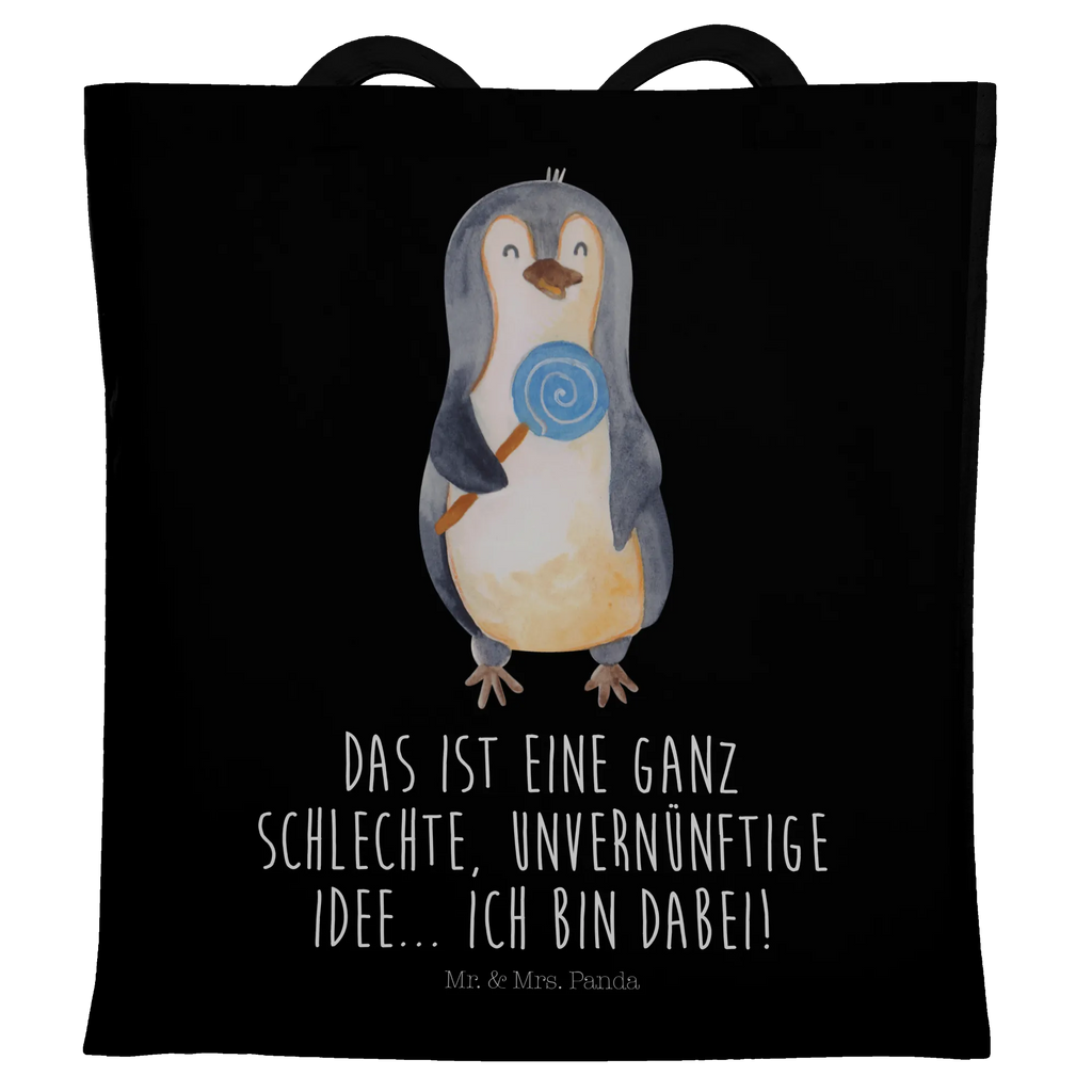 Tragetasche Pinguin Lolli Beuteltasche, Beutel, Einkaufstasche, Jutebeutel, Stoffbeutel, Tasche, Shopper, Umhängetasche, Strandtasche, Schultertasche, Stofftasche, Tragetasche, Badetasche, Jutetasche, Einkaufstüte, Laptoptasche, Pinguin, Pinguine, Lolli, Süßigkeiten, Blödsinn, Spruch, Rebell, Gauner, Ganove, Rabauke